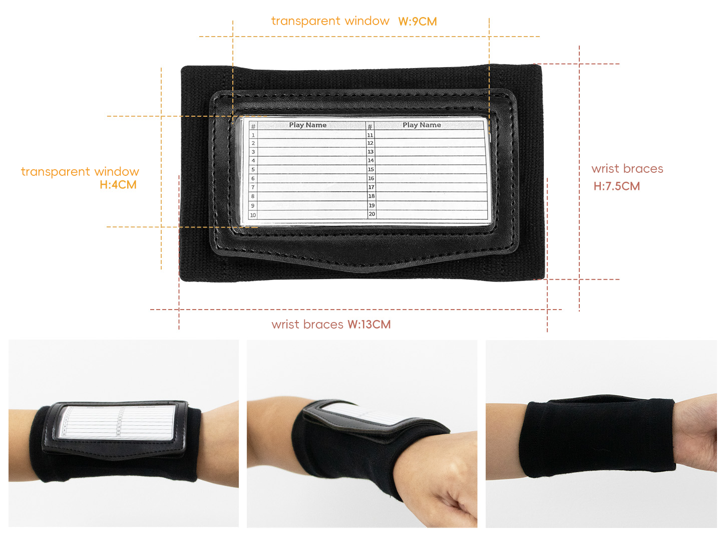 Children's regular rugby tactical wristband model